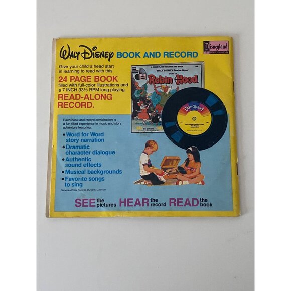 The Story of The Wizard of Oz 347 Book 33-1/2 RPM Record Disneyland Records 1978 - Picture 12 of 12